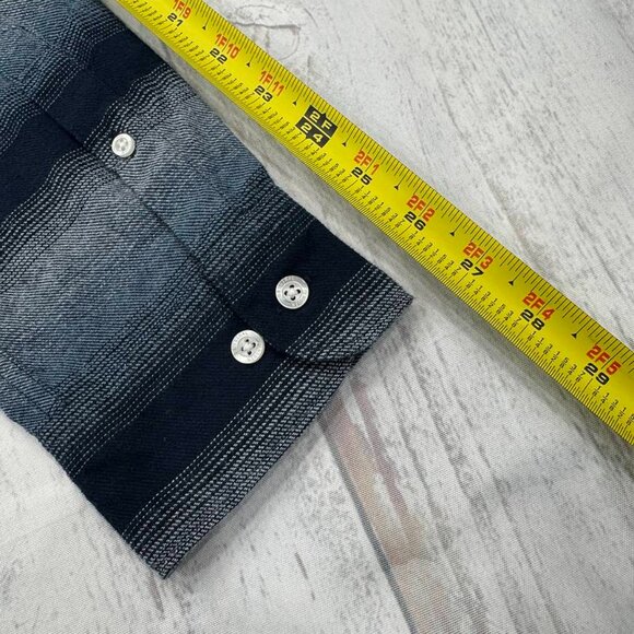 NWT Original Penguin Button Down Shirt XL Blue Stripe Spring Lake Mens $89 - Picture 10 of 12
